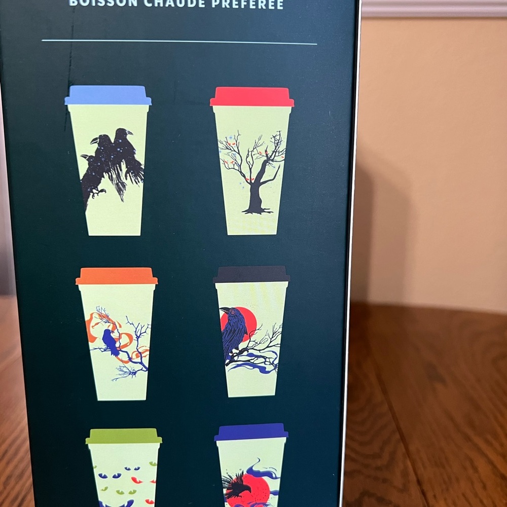 Halloween Starbucks Hot Reusable Glow in the dark Cups